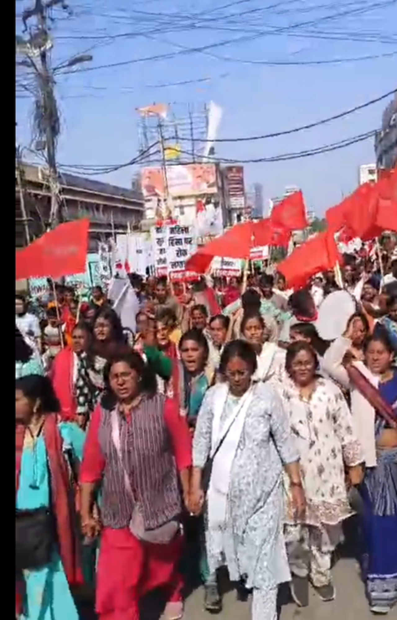 பாட்டனாவில் நீட் மாணவியின் மரணத்திற்கு எதிரான போராட்டம்