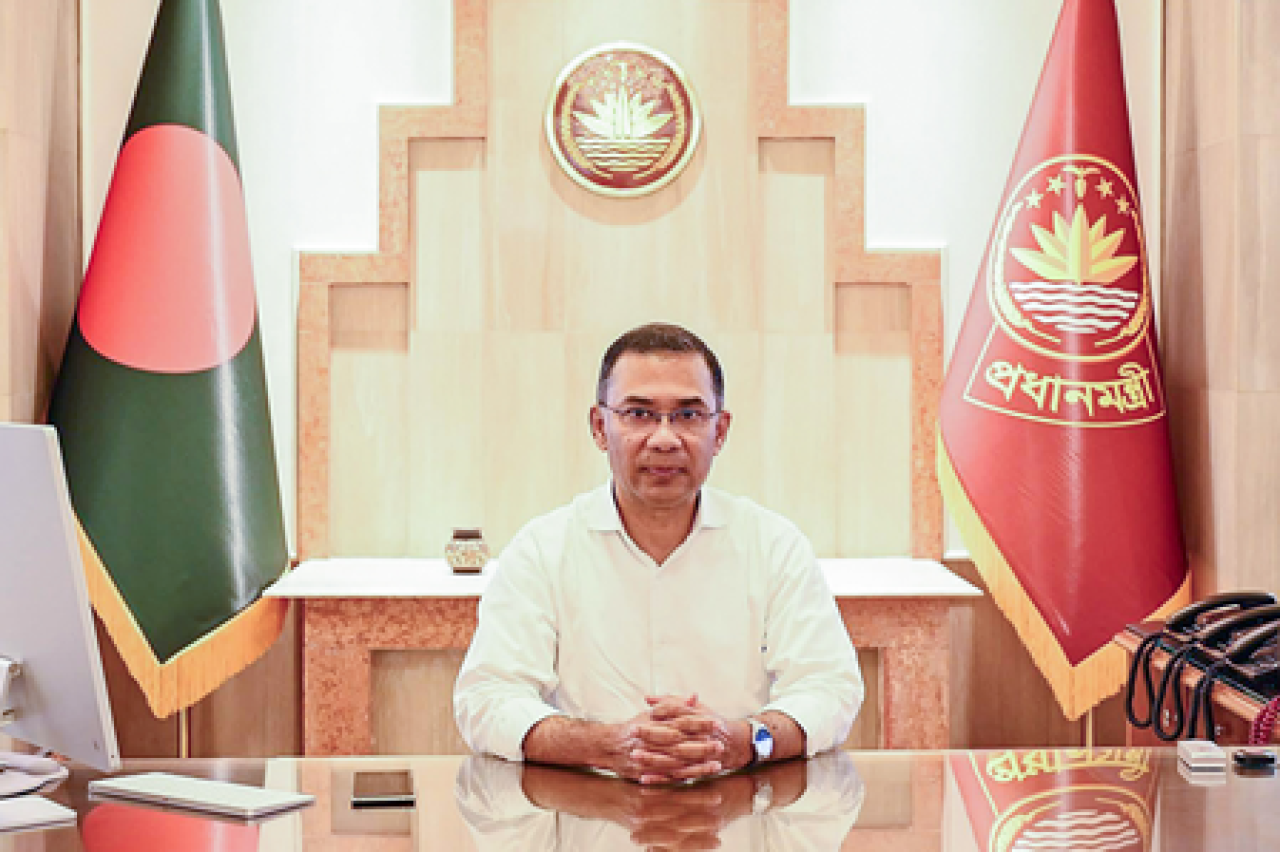 ‘காலி இரவு’ நினைவில், பாங்க்லாதேஷ் பிரதமர் தாரிக் ரஹ்மான் உரை