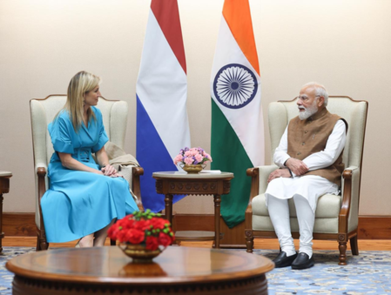 இந்தியாவின் டிஜிட்டல் பணியியல் மாற்றங்கள் குறித்து பிரதமர் மோடி மற்றும் ராணி மேக்ஸிமா உரையாடினர்