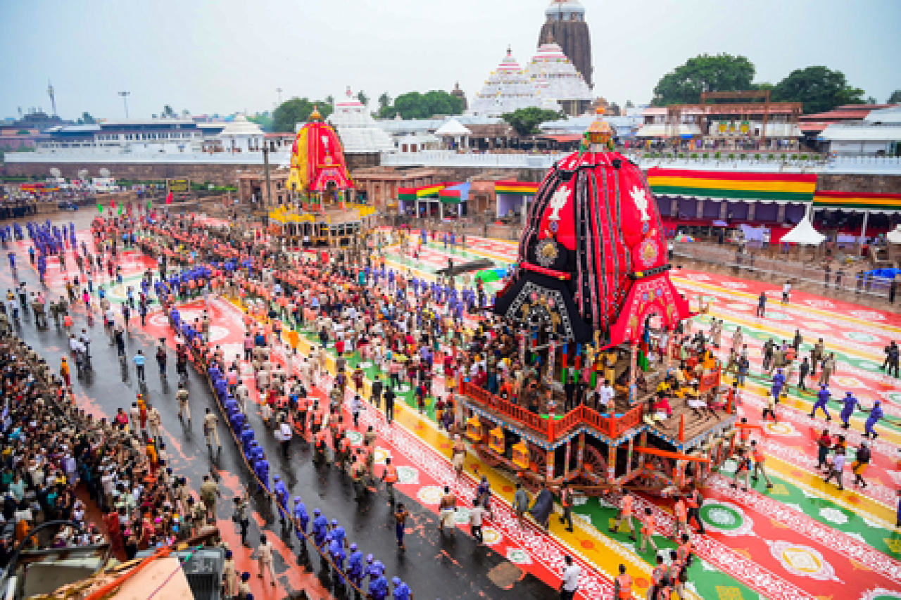 ஓடிசாவில் மகாபிரபு ஜகன்னாதின் ரத யாத்திரைக்கு தயாரிப்பு முழுமை ஓடிசாவில் மகாபிரபு ஜகன்னாதின் ரத யாத்திரைக்கு தயாரிப்பு முழுமை