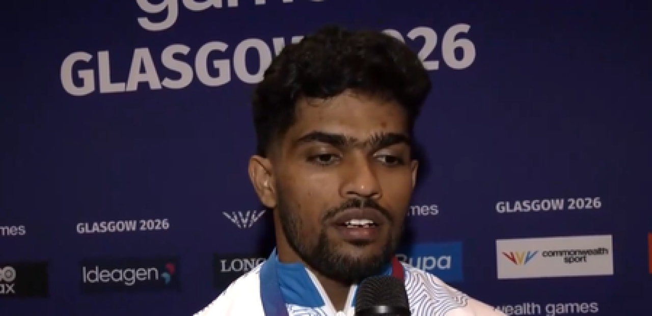 ராஜா முத்துபாண்டி வெள்ளி பதக்கம் வென்றதை முன்னிட்டு மத்திய விளையாட்டு அமைச்சர் வாழ்த்து தெரிவித்தார்