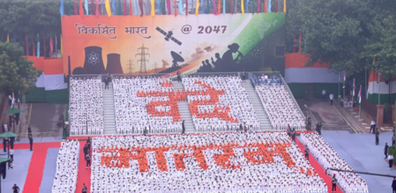 80வது சுதந்திர தினம்: லால்கிலாவில் ‘வந்தே மாதரம்’ 150 ஆண்டு பாரம்பரியத்திற்கு அஞ்சலியுடன் வரவேற்பு