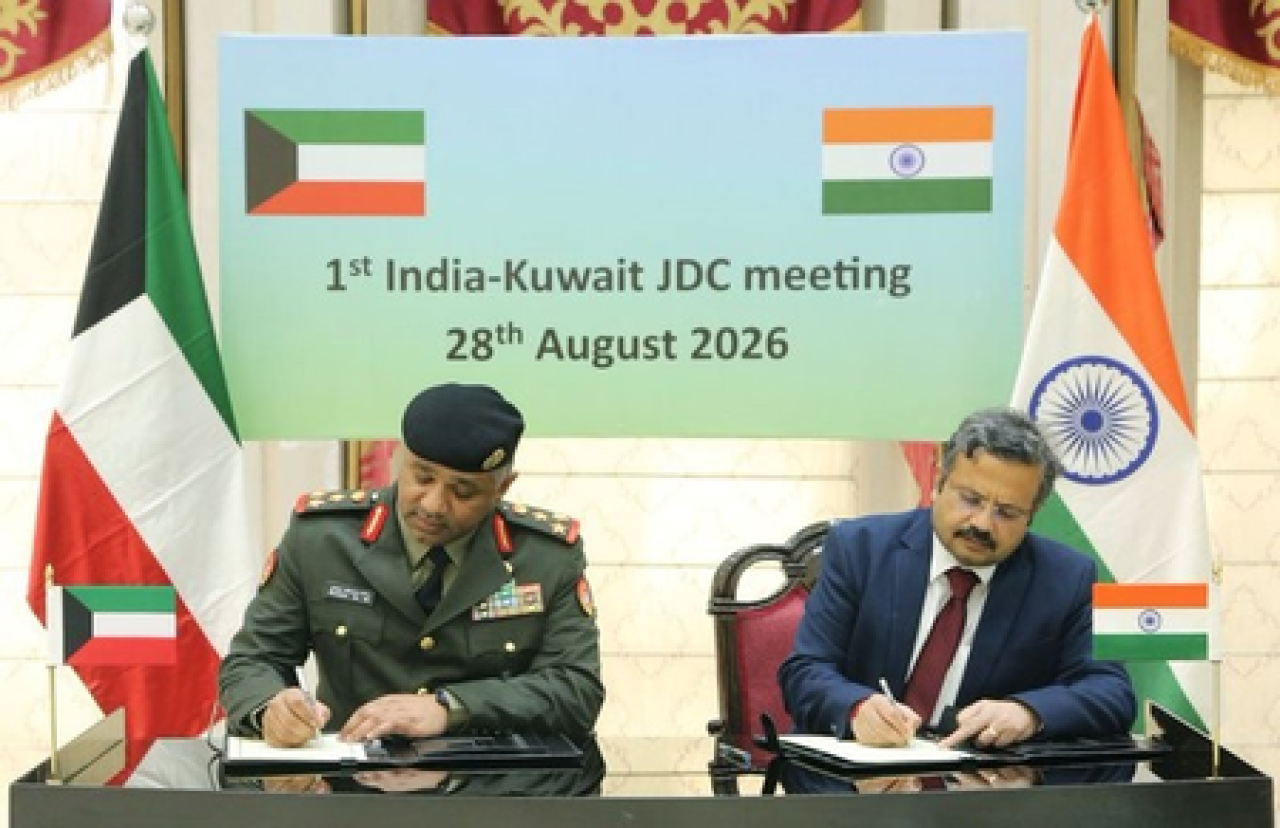 இந்தியா மற்றும் குவைத் இடையே முதல் முறையாக இணைந்த பாதுகாப்பு குழுவின் கூட்டம்
