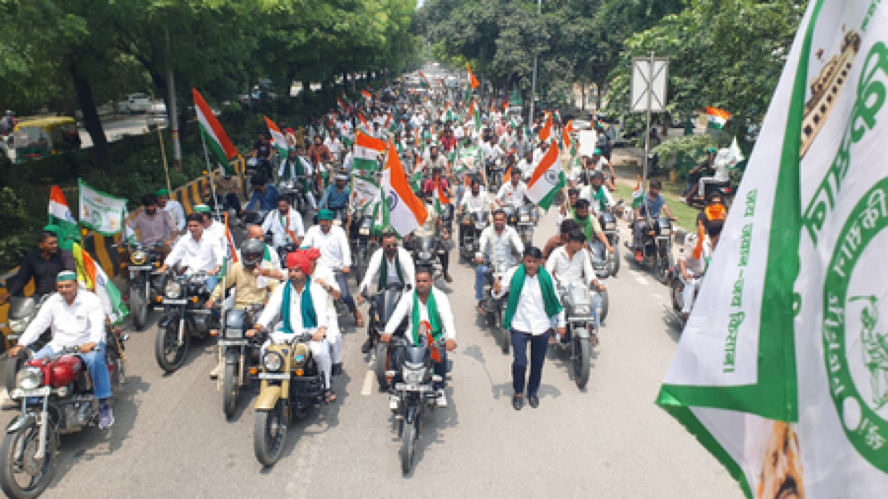 யமுனா அதிகாரத்தின் மீது மாபெரும் மாநாடு: விவசாயிகள் 18 ஆகஸ்டுக்கு தீர்வு எதிர்பார்க்கிறார்கள்
