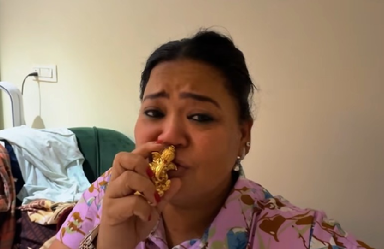 கணேஷ் சதுர்த்திக்கு வரவேற்பு: பாரதி சிங்கின் சிறிய மகனின் முதல் அனுபவம்
