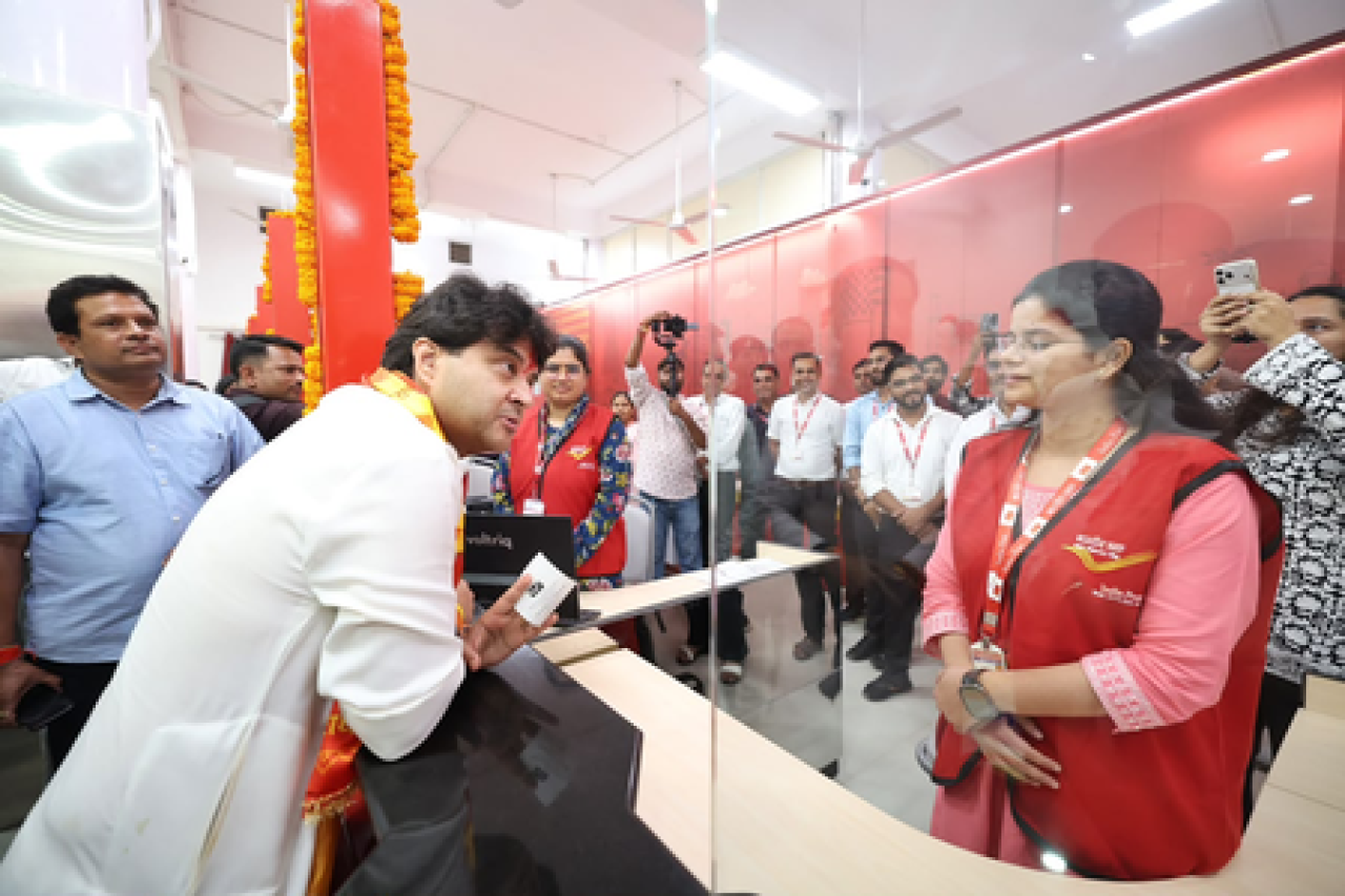 மாற்றும் அஞ்சல் நிலையம், மாற்றும் இந்தியாவின் புதிய படம்: ஜியோதிராதித்ய சிந்தியா