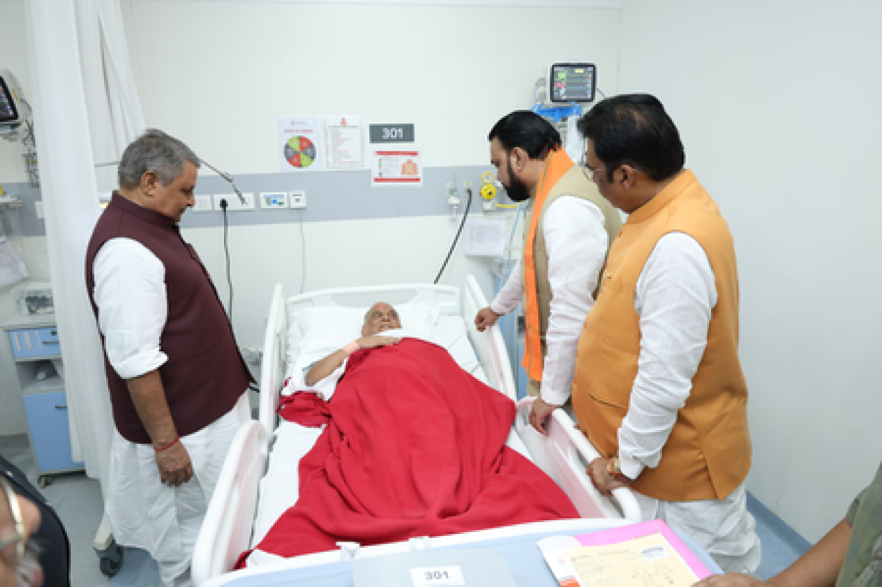 பீகாரில் முதல்வர் சம்ராட் சௌதரியின் மருத்துவமனை விஜயம்