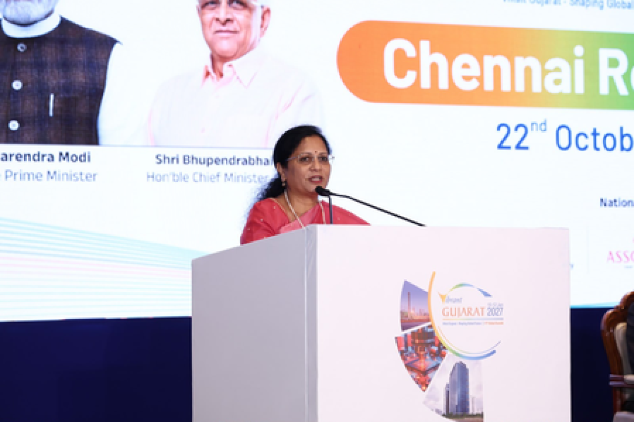 வைப்ரண்ட் குஜராத் உலக மாநாடு 2027: சென்னை சாலை நிகழ்ச்சியில் முதலீடு, செமிகொண்டக்டர்கள் மற்றும் தொழில்துறை ஒத்துழைப்பில் கவனம்